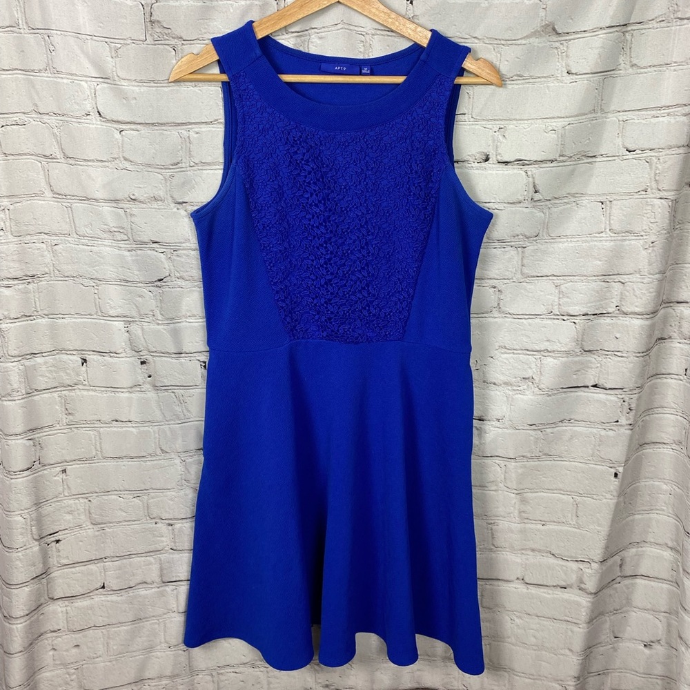 Apt 9 Royal Blue Dress. Size Medium.